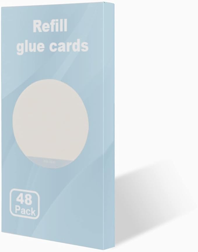48 Pcs Refill Glue Boards 3.4" Sticky Pads Compatible with DynaTrap DT152 and Katchy Duo Indoor Fly Trap Bug Catcher Insect Mosquito Zapper Lamp