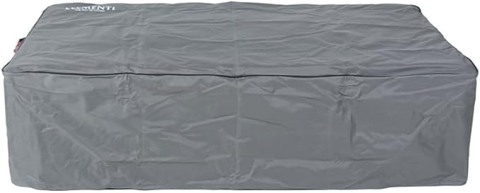 Elementi Rectangular Outdoor Propane Fire Pit Table, Propane Firepit Table for Outside Patio Includes Canvas Cover & Lava Rocks, Outdoor Fireplace for Backyard Fire Pits & Outdoor Fireplaces