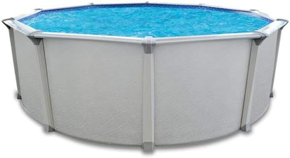 Aquarian Steel-Frame Above-Ground Pool Kit w/Pump & Leaf Skimmer, Fuzion, 21'
