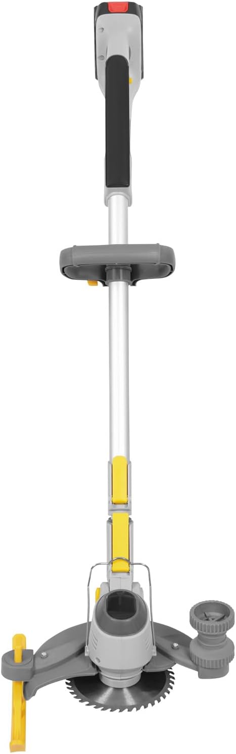 Cordless Weed Wacker Brush Cutter 3 in 1 Battery Powered Weed Eater, Lightweight Stringless Electric Grass Trimmer with 21V 4000mAh Battery, Adjustable Length & Cutting Angle for Lawn Garden