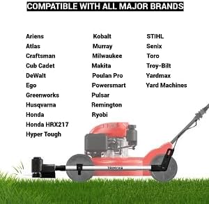 Trimyxs Weed Wacker Battery Operated, String Trimmer and Edger Combo, Lawn Mower Attachment, Cordless Weed Trimmer, A 20V 4.0Ah Li-ion Battery and Charger are Included