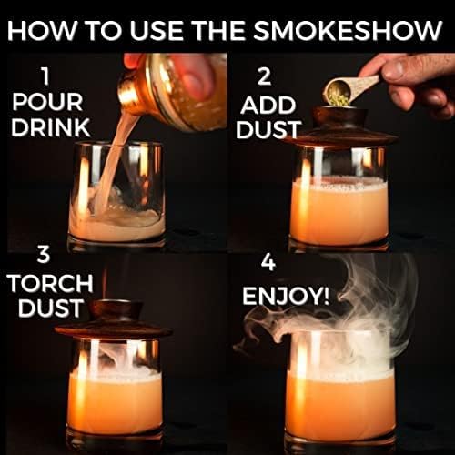 Wood Chips for Cocktail Smoker 4 oz tin. Add Flavors to Your Smoked Drinks (Maple)