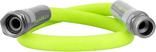 Flexzilla Garden Lead-in Hose 5/8 in. x 3 ft., Lightweight All-Weather Water Hose, Durable and Flexible, Leak-Free Connections