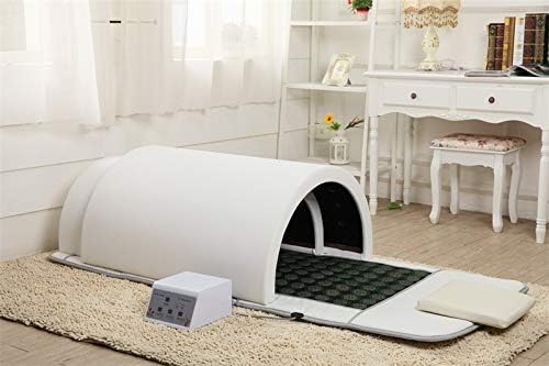 Golden Wave Far Infrared Sauna Dome, Professional Home Spa with Tourmaline and Germanium Stones, Single Person Use