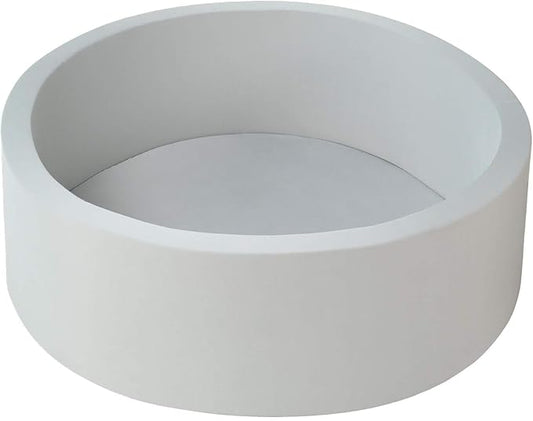 Foam Ball Pit for Toddlers Kids Soft Ball Pool Ideal Gift Play Toy for Children Kiddie Pools - Light Gray