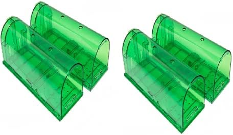 Home and Country USA Humane Mouse Trap. Our Catch and Release Mouse Traps are Designed as a Live Mouse and Rat Trap for Those who Want to Remove mice The Right Way. (Large and Small)(4 Small)