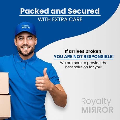 Royalty 24" Inch Round Tempered Glass Table Top – Clear Table Top Glass – Useful for Replacement, Tabletop Protector, Patio, Dining, Coffee, Desks - 1/4" Thick Flat Polished Edge
