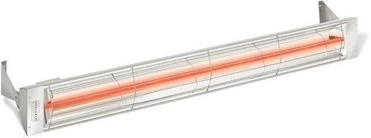 Single Element - 3000 Watt Electric Patio Heater-208 Voltage-Stainless Steel Finish