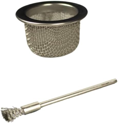 Cocktail Smoker Replacement Mesh Basket & Stainless Steel Wire Brush for Cleaning by Smokeshow (1-Pack)