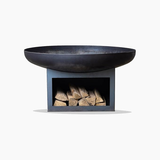 Fire Pit Bighorn 23" Outdoor Fire Bowl, Steel Firepit for Patio, Backyard & Garden (23" Bighorn)
