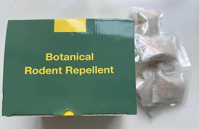 30PCS Rodent Deterrent Pouches, Plant-Based Ingredients, Ideal for Home Use