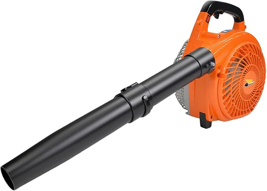 RIDALIYA 28CC Gas Leaf Blower, 1.1HP 2-Stroke Handheld Blower, 460 CFM 160 MPH High-Performance Air Volume, Lightweight Design for Lawn, Yard, and Driveway Cleanup