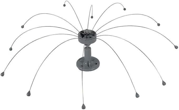Bird Barrier Daddi Long Legs -2 Ft | Scare Birds Away with Innovative Bird Spider Design | Easy Installation on Roofs, Boats & HVAC Units | Durable Stainless | Made in USA