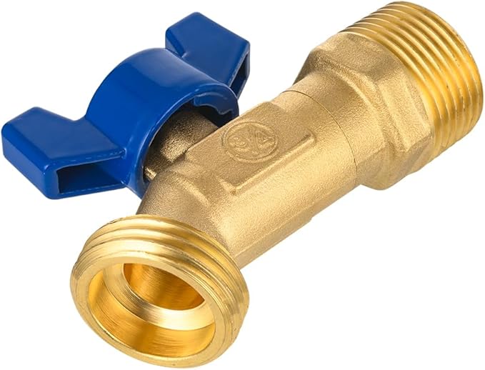 EFIELD (Pack of 5) 1/4-Turn Outdoor Spigot, Sillcock Hose Bibb Valve 3/4" Male NPT Inlet ×3/4" Male GHT Threaded Garden Hose Outlet/Connector (5),(SILLCOCK048-5PCS)