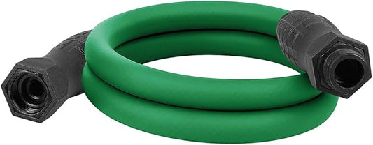 Flexzilla Colors SwivelGrip Garden Hose 5/8 in. x 5 ft., Lightweight All-Weather Water Hose, Durable and Flexible, Leak-Free Connections, Forest Green