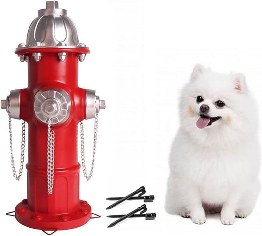 MARYTUMM Dog Puppy Pee Post and Gift - Fire Hydrant Garden Decor Statue - Large, for Dogs