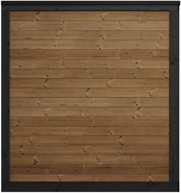 GL4 Outdoor Sauna Kit, Garden Luxury-Series Outdoor DIY Sauna Kit, Thermo-Spruce, up to 4 Persons Bundles (Sauna Heater and Sauna Stones Included) (Harvia The Wall SWS60 - Stainless Steel)