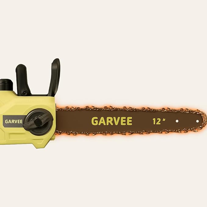 20V MAX Cordless Chainsaw with Battery and Charger, 12 Inch Portable Electric Chain Saw, Lightweight & Powerful Pruning Tool for Wood Cutting, Garden, Yard, and Outdoor Use(DCCS621B)