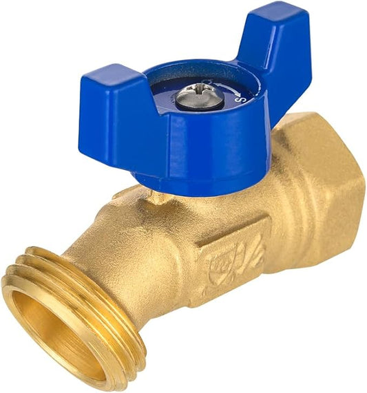 EFIELD (Pack of 30) 1/4-Turn Outdoor Spigot, Sillcock Hose Bibb Valve 1/2" Female NPT Inlet ×3/4" Male GHT Threaded Garden Hose Outlet/Connector (30),(SILLCOCK039-30PCS)