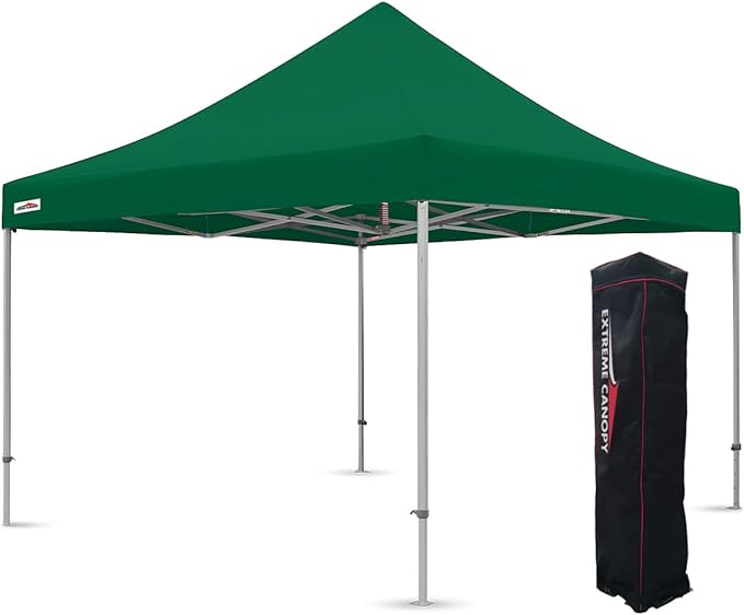 Extreme Canopy Commercial Heavy Duty Aluminum Instant Popup Canopy Tent (Green, 13ft x 13ft)