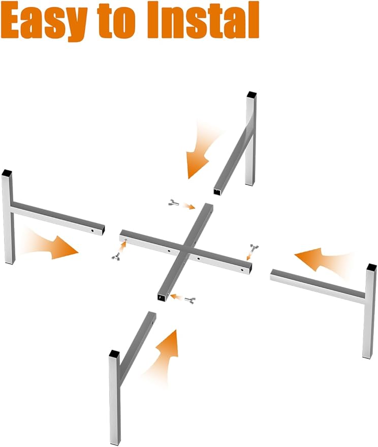 15-27 Inch Fire Pit Stand, Solo Stove Accessories, Stainless Steel Adjustable Base, Firepit Stand for Solo Stove Bonfire Ranger Yukon and More Outdoor, Great for Outside Patio Camping Backyard