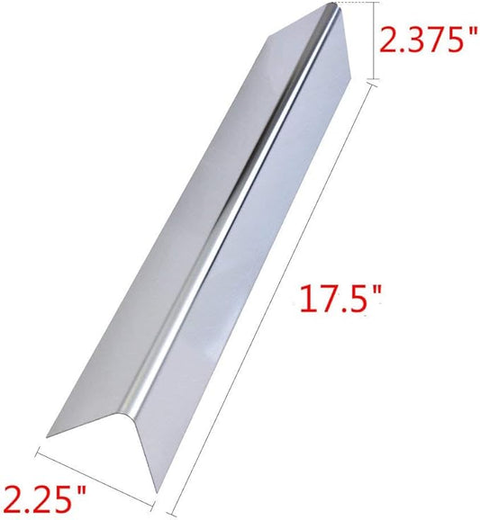 GGC 17.5 inch Flavorizer Bar for Weber Genesis 300 Series, Genesis E310 E320 E330 S310 S320 S330 EP-310 EP-320 EP-330, Stainless Steel Flavor Bar Replacement for Weber 7620 (5 PCS 17.5"x2.25"x2.375")…