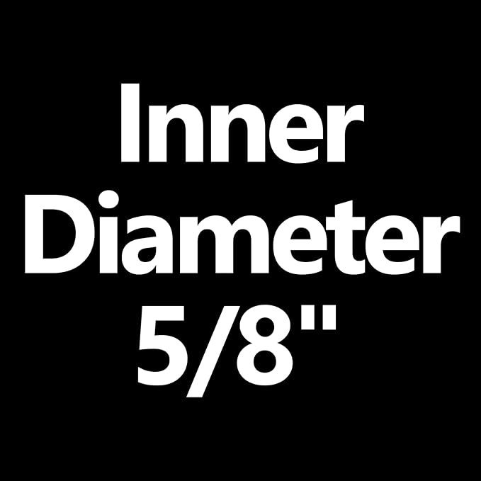 SPECILITE Garden Water Hose 50 ft x 5/8 in Heavy Duty, Flexible and Lightweight, Burst 600 psi, Kink-less Hybrid Rubber Pipe for Backyard, 3/4'' Brass Fittings, Black