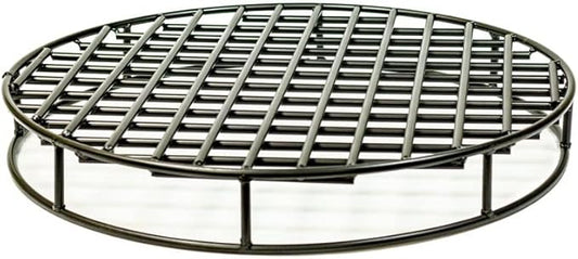 Walden Backyards Round Fire Pit Grate - High Temperature Heavy Duty Steel Above Ground Firegrate for Outdoor Pits and Campfire - 24”