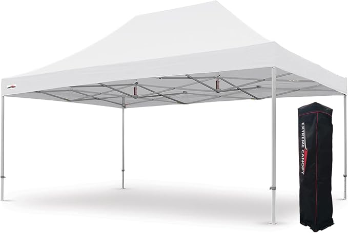 Extreme Canopy Commercial Heavy Duty Aluminum Instant Popup Canopy Tent (White, 13ft x 20ft)