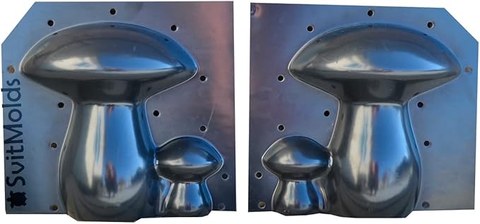 SvitMolds Concrete Mold Black ABC Plastic DIY 3D Mushrooms Statue Decor Garden Decor Decoration Home Decor,Yard, Fairy Garden - Lawn Ornament Décor (D64)