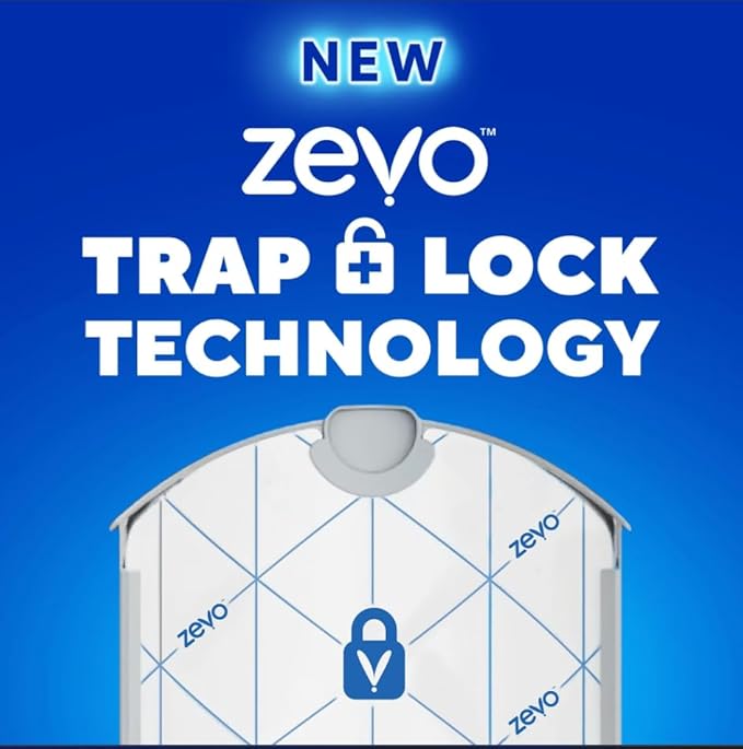 Zevo Flying Insect Trap Refills – 8 Cartridge Pack | Compatible with Zevo Plug-in Indoor Traps | Fly, Gnat & Fruit Fly Protection