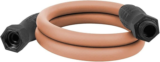 Flexzilla Colors SwivelGrip Garden Hose 5/8 in. x 5 ft., Lightweight All-Weather Water Hose, Durable and Flexible, Leak-Free Connections, Red Clay
