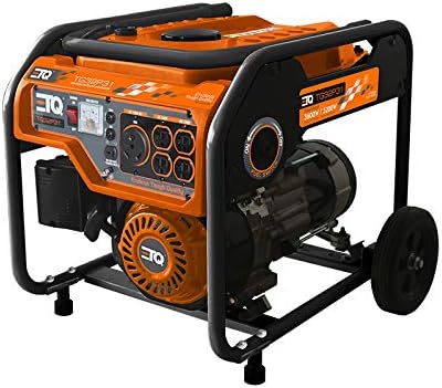 ETQ Tough Quality 2000/3600Watt Portable Generator - Extremely Quiet - CARB Compliant (3600W gas-powered)
