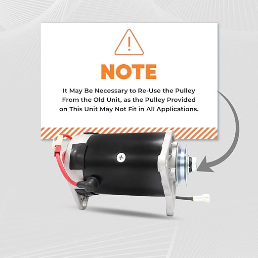 PARTS WORLD USA 12V Starter Generator for Yamaha G16 G19 G20 G21 G22 (1996- Up) Gas Golf Cart 15422 JN6H110001-00 JN6H110002-00 GSB107-06 GSB107-06E GSB107-06F GSB107-06G GSB107-06H GSB107-06K