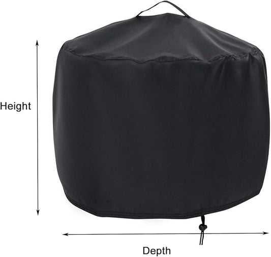 Fire Pit Cover,Waterproof Outdoor Covers with Handles and Drawstring-40"D X 22"H