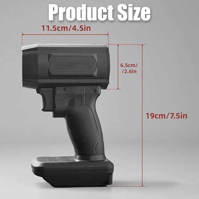 Turbo Jet Double Blow V2.0 - Upgraded 160,000 RPM 200 Mph Cordless Handheld Blower, Portable High-Power Blower for Patio, Lawn, Car & Snow/Dust Cleaning (for-Bosch)