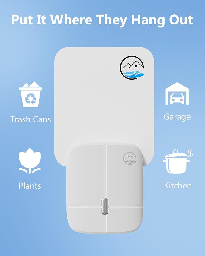 Indoor Gnat Traps, Fruit Fly Trap, Flying Insect Trap, Start Protect 400 Sq Ft, Suitable for Gnat, Moth, and Mosquito, and Can be Used in Every Corner of The Home（2 Device + 10 Glue Cards）