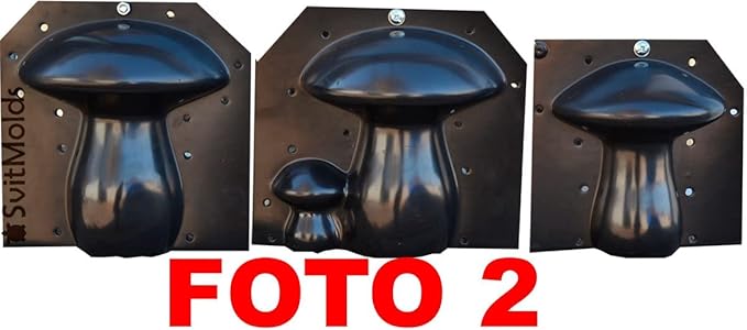 SvitMolds Concrete Mold DIY 3D Mushrooms Statue Decor Garden Decoration Home Decor, Yard, Fairy Garden - Lawn Ornament Ornament