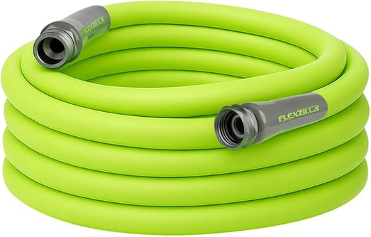 Flexzilla Garden Hose 5/8 in. x 50 ft., Lightweight All-Weather Water Hose, Durable and Flexible, Leak-Free Connections
