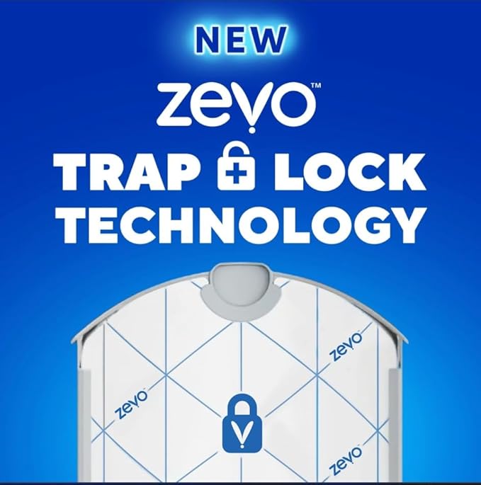 Zevo Flying Insect Trap Official Refill Cartridges - Fits Zevo Trap & MAX Indoor Fly Trap - Authentic Trap+Lock Technology to Catch Gnats, House & Fruit Flys (2 Official Refill Cartridges)