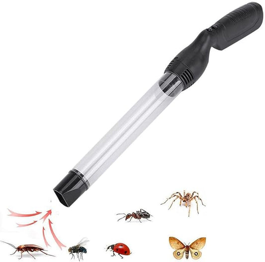 2025 Vacuum Bug Catcher Spider Insect Traps Catcher Bug Pest Control for Adults,Kids Insects Handheld Pest Suction Trap LED Flashlight for Ants,Moth,Stink Bugs,Beetle,Cockroach(Battery Not Include)