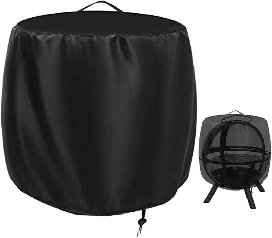 Fire Pit Cover for Fissfire for PaPaJet for Ikuby 36 Inch globe fire ball,Heavy Duty 420D Wood Fire Globe Fire Pit Cover for Fire Pit Sphere For Wood Burning Flaming Ball FirePit