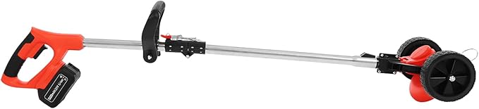 Cordless Weed Wacker Brush Cutter 3 in 1 Battery Powered Weed Eater, Stringless Electric Grass Trimmer with 2X 21V 1500mAh Batteries, Adjustable Length & Cutting Angle for Garden Yard Lawn