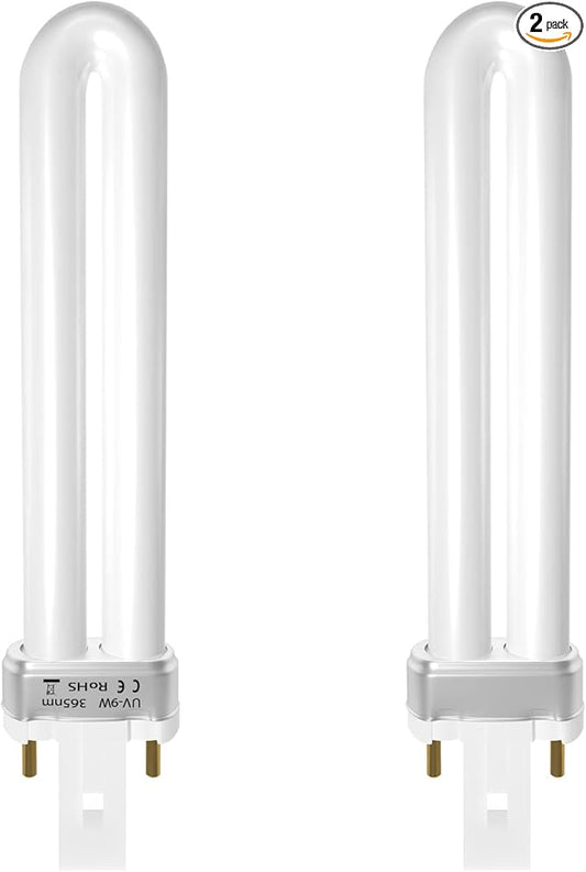 9W 21050 Replacement Bulbs for Dynatrap DT3009 DT3019 DT3039 Indoor Insect Mosquito Trap, 2 Pack