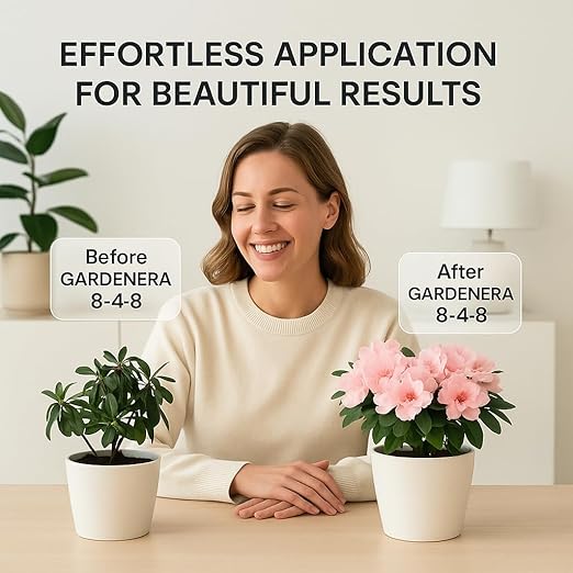 𝐁𝐄𝐒𝐓𝐒𝐄𝐋𝐋𝐄𝐑 Slow Release Hydrangea Fertilizer with Iron & Sulfur – Indoor & Outdoor Soil Acidifier for Miracle Growth - 4 QUARTS