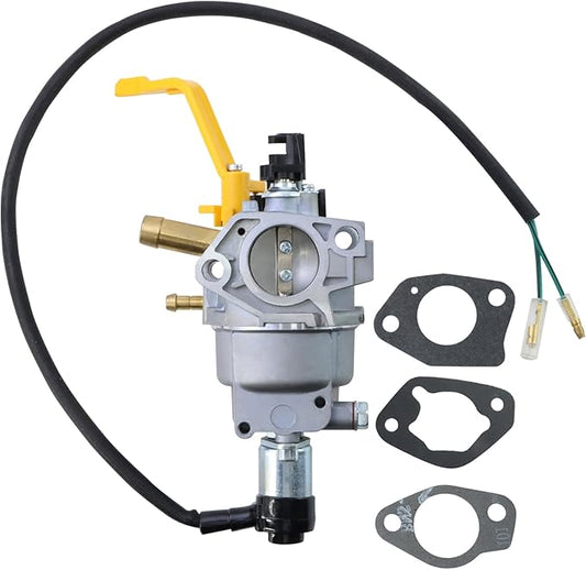 KIKITE Carburetor Compatible with Firman T07573 Tri Fuel Generator 9400 Watt 439cc Engine Carburetor Part# 375715509 490.131000.42F