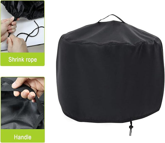 Fire Pit Cover for Solo Stove Yukon Cover 27 Inch,Waterproof Outdoor Cover for Yukon Solo Stove with Handles and Drawstring-28x16inch