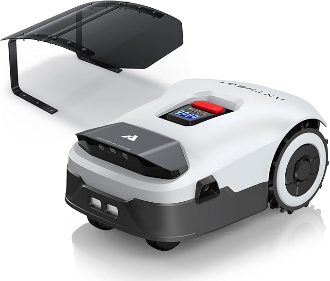Robot Lawn Mower NO Wire - 0.5 Acre, Full Band RTK+4-Eye Vision Robotic Lawnmower, Automatic Mapping, 20 Multi-Zone Management, Accurate Obstacle Avoidance, Intelligent Anti-Theft, APP Control
