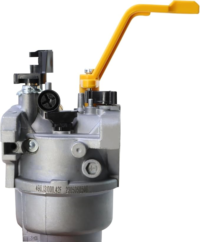 KIKITE Carburetor Compatible with Firman T07573 Tri Fuel Generator 9400 Watt 439cc Engine Carburetor Part# 375715509 490.131000.42F