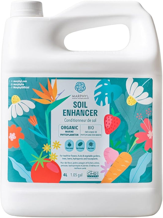 MARPHYL All-Purpose Plant Food – Organic Nutrient-Rich Fertilizer & Soil Enhancer for Indoor & Outdoor Flowers, Vegetables, Succulents, Bamboo & Hydroponics